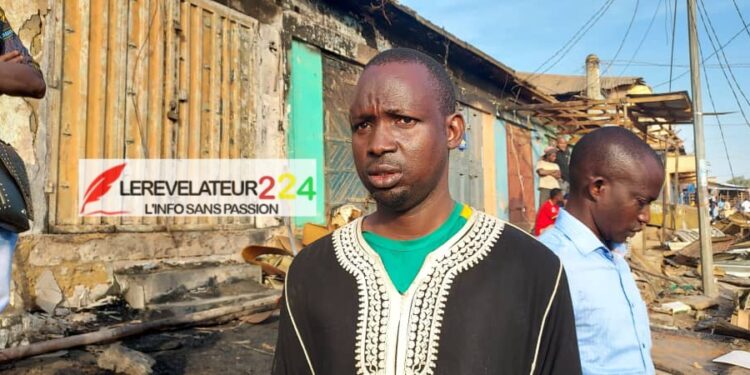 Incendie à N&rsquo;Zérékoré: Sidiki Condé perd une valeur estimée à 110 millions GNF
