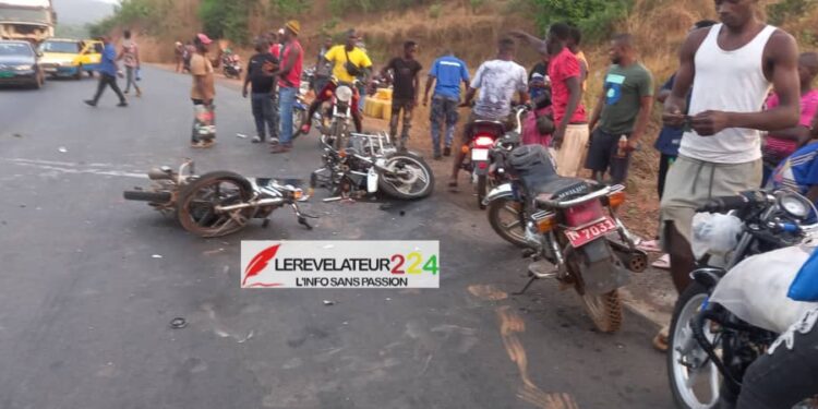 KINDIA: Un autre accident de la circulation fait 2 morts dont un gendarme