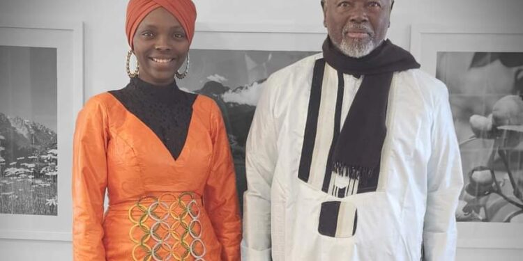 BRUXELLES : Hadja Idrissa Bah, Directrice Exécutive du Centre Euroafricain reçoit Alioune TINE
