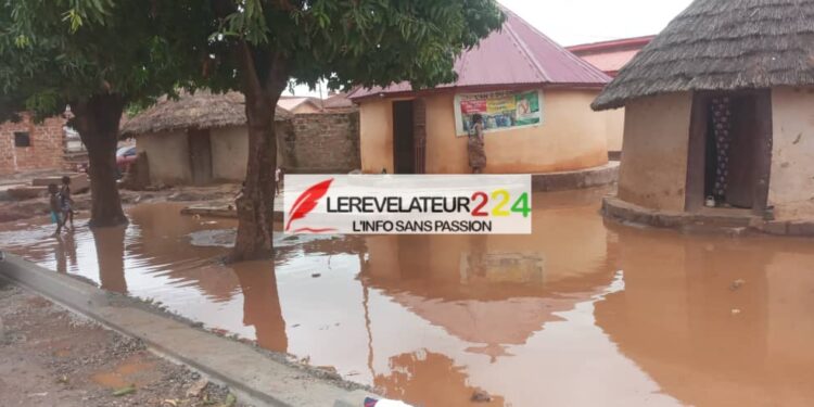 Pluies diluviennes à Kankan : Après un déluge, plusieurs familles victimes d’inondation à Bananköröda, les citoyens accusent l’entreprise GUITER S.A
