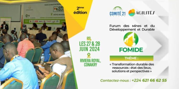 Communiqué de presse/Forum des Mines et du Développement durable (FOMIDE)