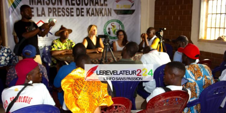 KANKAN: En tournée, Jolitta Pong, ambassadrice de l&rsquo;union Européenne en Guinée échange avec les journalistes de la région 