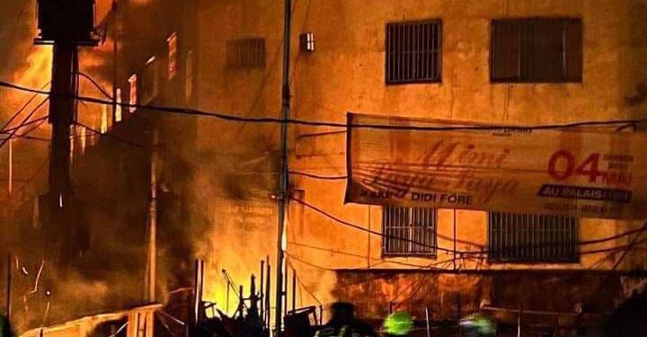 Incendie du centre ENIPRA (Madina) : la MAOG demande l’indemnisation des commerçants victimes