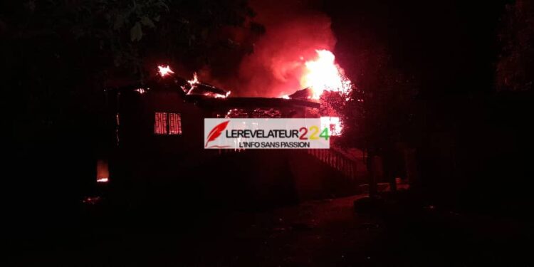 MAMOU : Un incendie réduit en cendres une maison et tout son contenu à thièngol