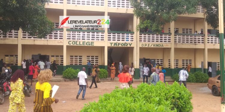 KINDIA: 294 candidats passent le concours de recrutement à la fonction publique
