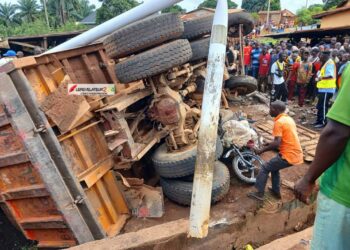 N’Zérékoré : Un accident de la circulation fait trois morts et des blessés graves