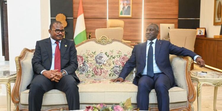 Abidjan : Dr. Dansa Kourouma échange avec son homologue de la Côte d’Ivoire
