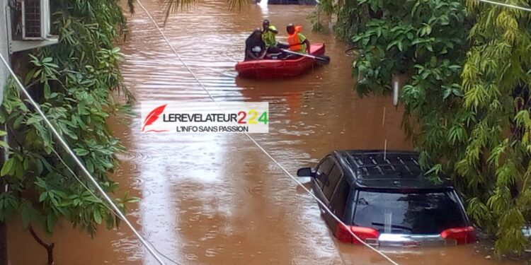 CONAKRY: Plusieurs familles se retrouvent sans concession après une pluie diluvienne