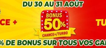 LONAGUI: Une promo de 50% sur tous les Gains en chance+ et Turbo