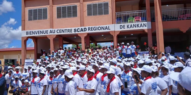 KANKAN: Cérémonie de clôture de la formation de la 9ème cohorte du corps national de volontaires agents de santé