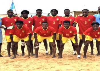 Le Syli National Beach Soccer perd face au Sénégal en amical