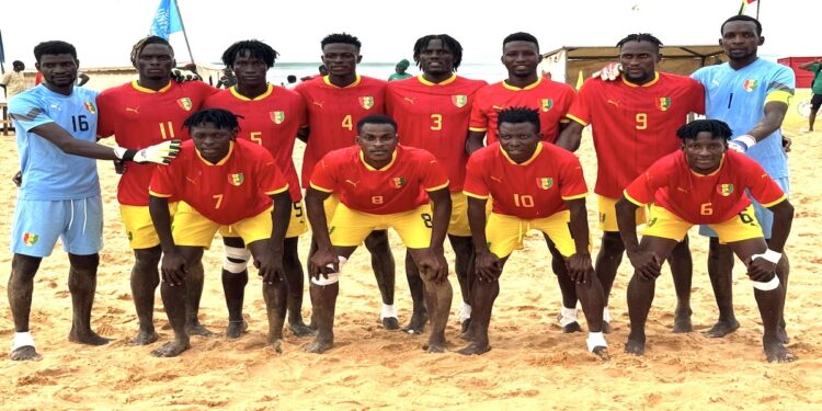 Le Syli National Beach Soccer perd face au Sénégal en amical