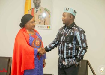 La représentante résidente par intérim du PNUD reçue en audience par le ministre Moussa Moïse Sylla
