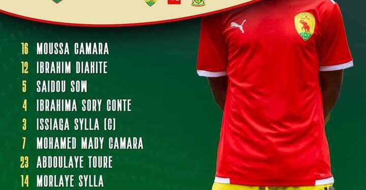 Dernière minute : Voici le 11 de départ de la Guinée contre l&rsquo;Éthiopie