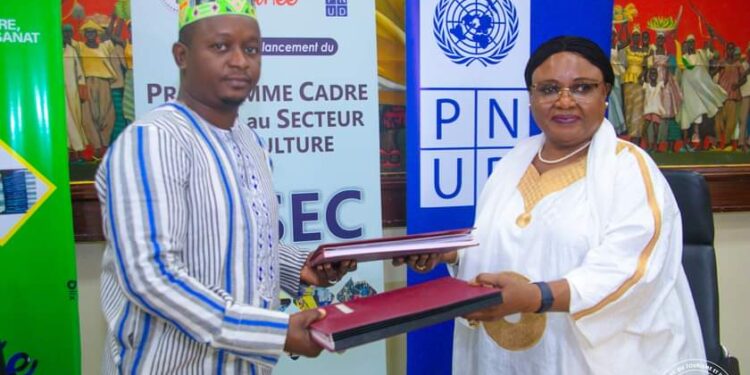 Programme cadre d’appui au secteur de la culture : Signature d’un protocole d’accord entre le PNUD et le Ministère de la culture, du tourisme et de l’Artisanat