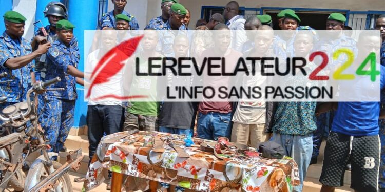 KANKAN: Un réseau de 7 malfrats démantelé et présenté à la presse par la Brigade de recherche