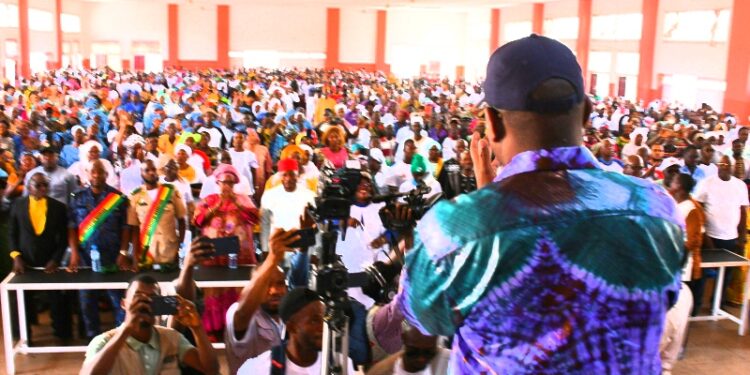 Coyah : le Président du Conseil National de la Transition confère avec les populations de Soumbouya