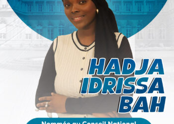Hadja Idrissa Bah nommée au Conseil National pour le Développement et la Solidarité Internationale (CNDSI) du Ministère des Affaires Étrangères de France (Communiqué)