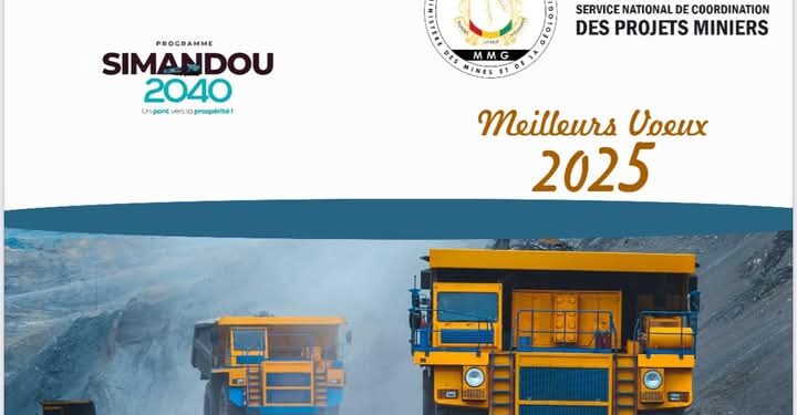 Vœux de Nouvel An – Mots du Directeur Général du service national de coordination des projets miniers