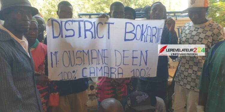 KINDIA: Des citoyens manifestent contre le choix de certains chefs de quartiers
