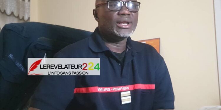 KINDIA : le directeur régional de la protection civile dresse son bilan