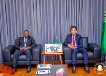 Visite de travail: Le Ministre Moussa Moïse Sylla reçu par l&rsquo;Ambassadeur d&rsquo;Arabie Saoudite en Guinée
