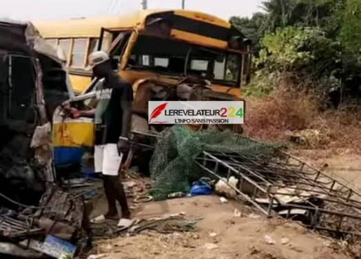 Route Boké-Kolaboui : Un accident de la circulation fait 2 morts et plusieurs blessés