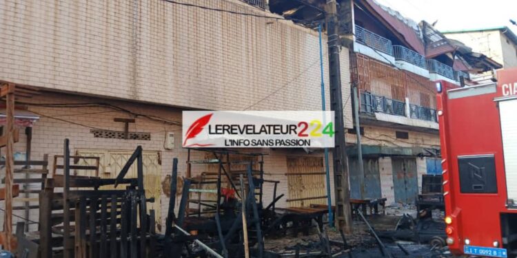 Marché Madina: Un incendie fait des dégâts considérables