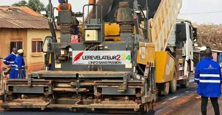 LABE : Début des travaux de bitumage des voiries de la commune urbaine