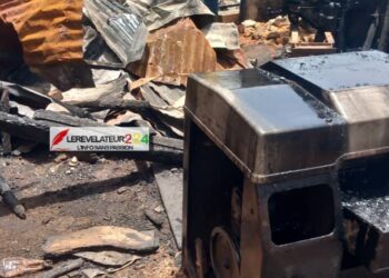 LABE: Un incendie ravage un atelier de menuiserie, les pertes estimées à plus de 500 millions GNF