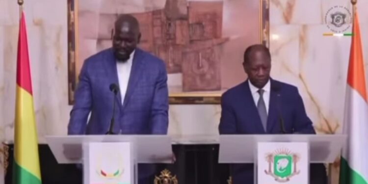 Général Doumbouya à Ouattara : ‘’Je veux vous assurer de ma volonté sincère de collaborer étroitement avec vous et d’apprendre…’’