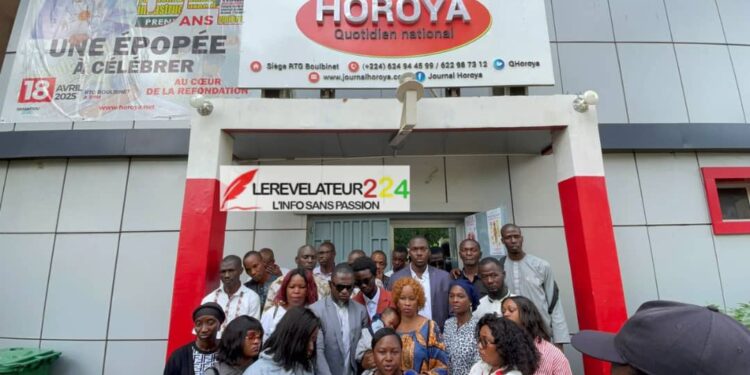 Sans contrat ni statut, les stagiaires du journal Horoya dénoncent « une injustice », souhaitent l’implication du Général Mamadi Doumbouya
