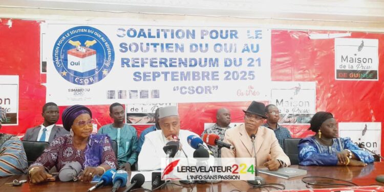 Projet de nouvelle constitution : la CSOR appelle les guinéens à voter massivement « oui » au référendum du 21 septembre