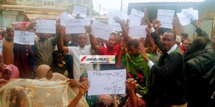 KISSIDOUGOU : les commerçants du grand marché manifestent contre l&rsquo;insécurité