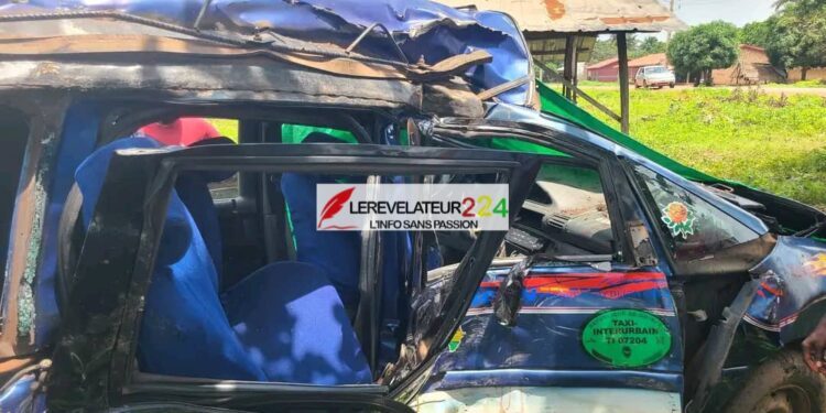 Tragédie sur l’axe Boké-Kolaboui : un jeune chauffeur perd la vie dans un accident de la route