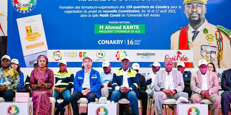 Nouvelle Constitution : 159 quartiers de Conakry mobilisés pour une vulgarisation de proximité