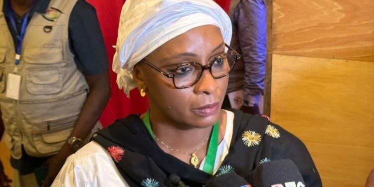 Djenabou Touré satisfaite du déroulement du scrutin référendaire : ‘’Une première dans notre pays…’’