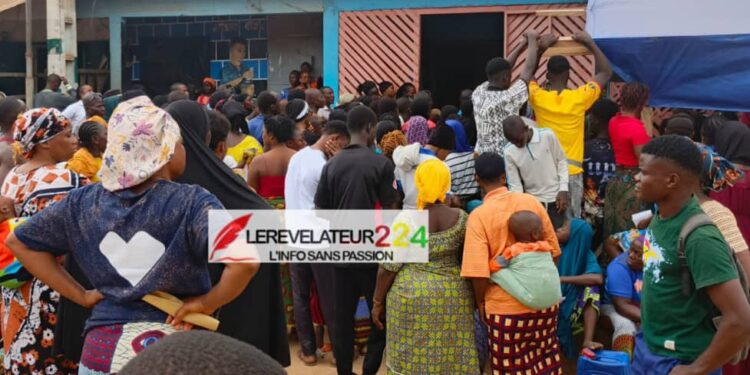 Campagne référendaire : Après Boké, Bakary Sylla, DG de la CNSS mobilise les pensionnés et veuves de Fria pour le « Oui » au référendum