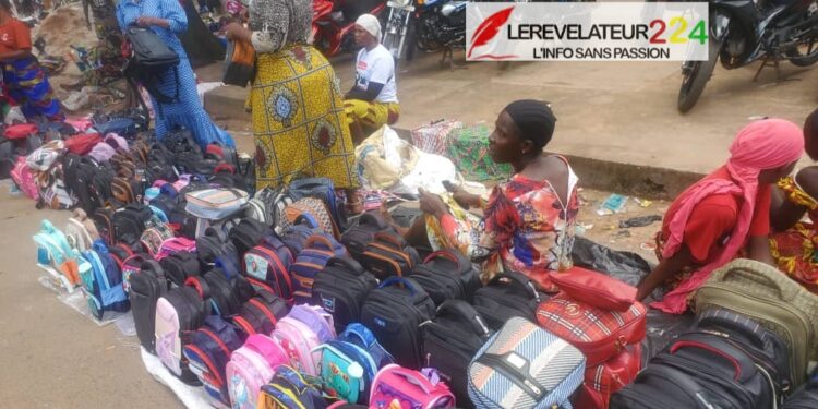 Fournitures scolaires à Kindia : rareté de la clientèle dans les marchés, à quelques jours de l’ouverture des classes