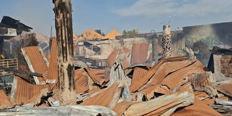 LABE : le jardin Saala plus réduit en cendres…