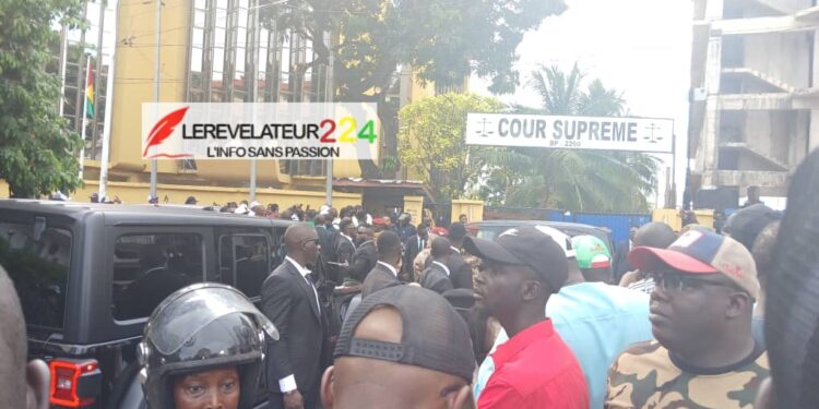 Présidentielle 2025: le Général Mamadi est arrivé à la Cour suprême
