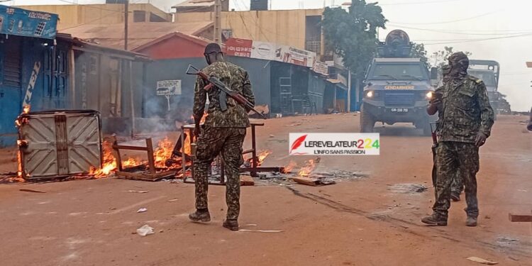 Violence à Siguiri : tension entre forces de l’ordre et des jeunes manifestants