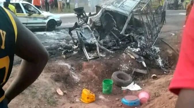 KINDIA : plusieurs personnes mortellement calcinées dans un accident de la circulation