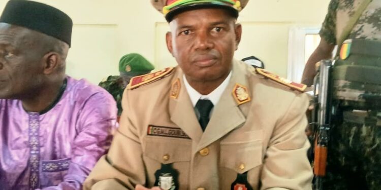 KISSIDOUGOU : le nouveau préfet Mamadou Lamine Goubhi Sow, prend fonction
