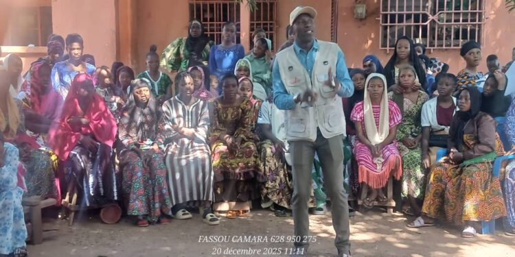 KANKAN: la CONAG-DCF sensibilise les jeunes filles pour des élections apaisées
