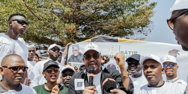 Présidentielle : le Secrétaire général du CNT, Aboubacar Camara organise une marche de soutien en faveur de Mamadi Doumbouya