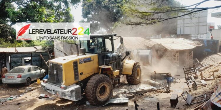 Conakry : les opérations de déguerpissement se poursuivent
