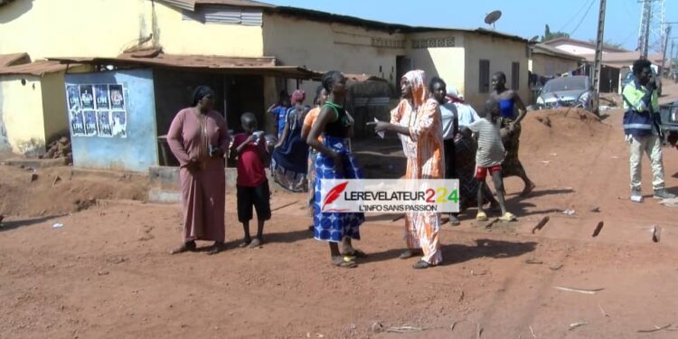 BOKE : Kougnewadé étouffe sous la poussière, les citoyens dans la rue…
