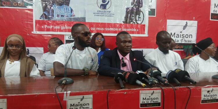 Conakry: le cri de cœur des handicapés diplômés sans travail