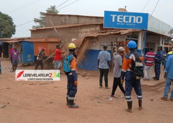 KAMSAR : une opération de déguerpissement et d’assainissement lancée par les autorités locales